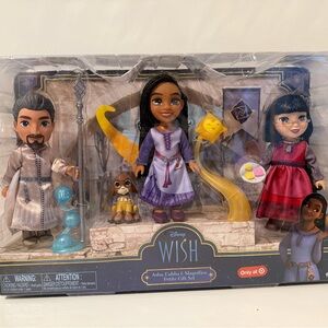 Disney Wish Asha Doll & Friends Set - Purple and Yellow